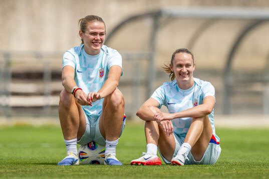 Marthine Østenstad and Caroline Graham Hansen of the