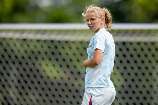 Justine Kielland of the Norwegian women's national football