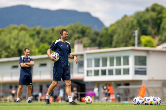 Jon Knudsen, goalkeeper coach of the Norwegian women's