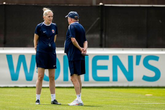 Gemma Grainger, head coach of the Norwegian women's