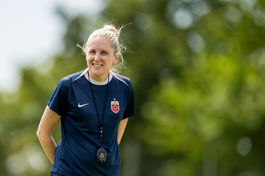 Gemma Grainger, head coach of the Norwegian women's
