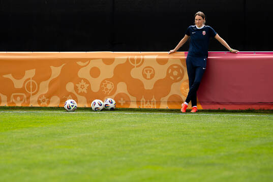 Ingvild Stensland, assistant coach of the Norwegian women's