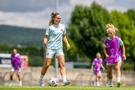 Vilde Bøe Risa of the Norwegian women's national football