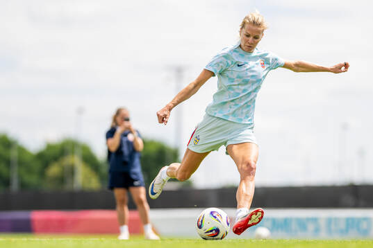 Ada Hegerberg of the Norwegian women's national football