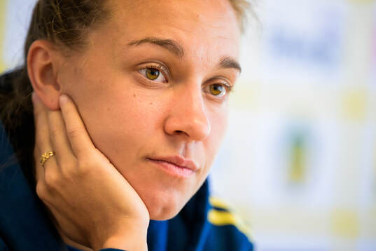 Bläddra bland fler bilder av UEFA Women's Euro 2025, day 9, Sweden, Press Event