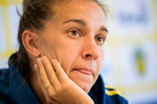 Julia Zigiotti Olme of the Swedish women's national
