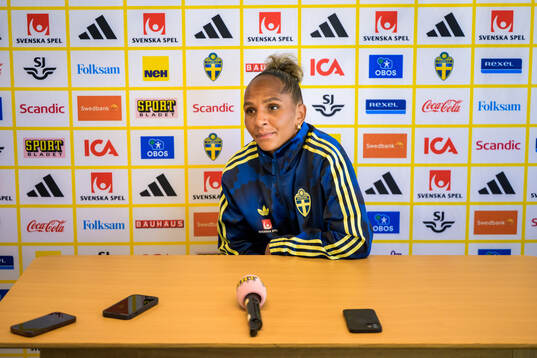 Madelen Janogy of the Swedish women's national football