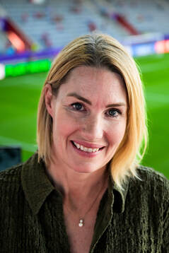 Swedish Public Television commentator Hanna Marklund