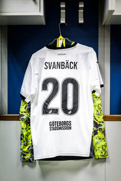 The kit Adrian Svanbäck of Häcken