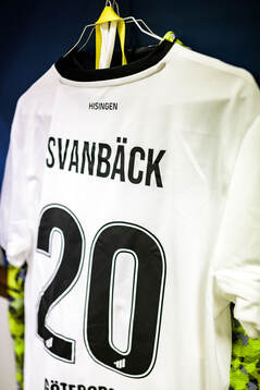 The kit Adrian Svanbäck of Häcken
