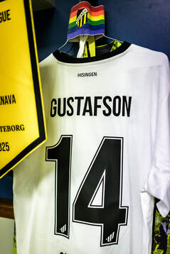 The kit Simon Gustafson of Häcken