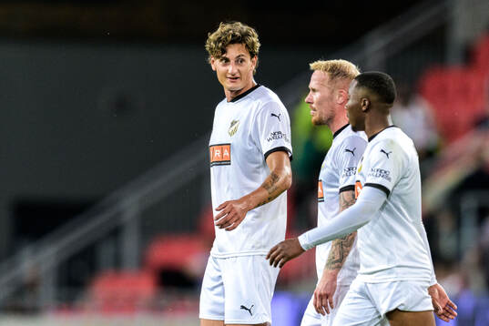 Silas Andersen, Mikkel Rygaard Jensen and Sanders Ngabo of