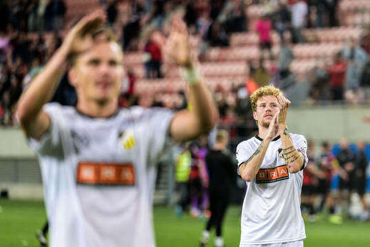 Simon Gustafson of Häcken celebrates