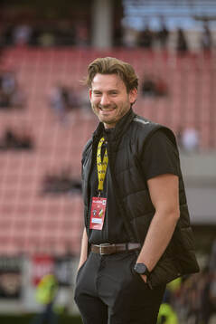 Sports coordinator Max Bergstrand of Häcken