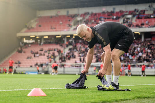 Equipment manager Kejll-Ove Johansson of Häcken