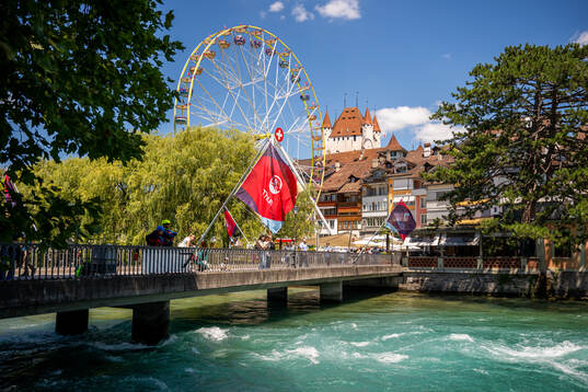 General view of Thun city center