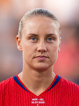 Lisa Naalsund of Norway line up