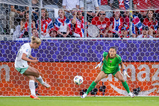Goalkeeper Cecilie Fiskerstrand of Norway