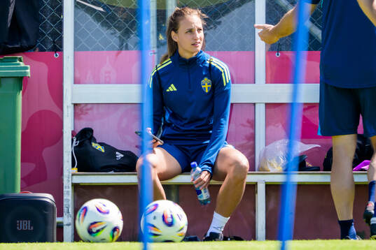 Nathalie Björn of the Swedish women's national football