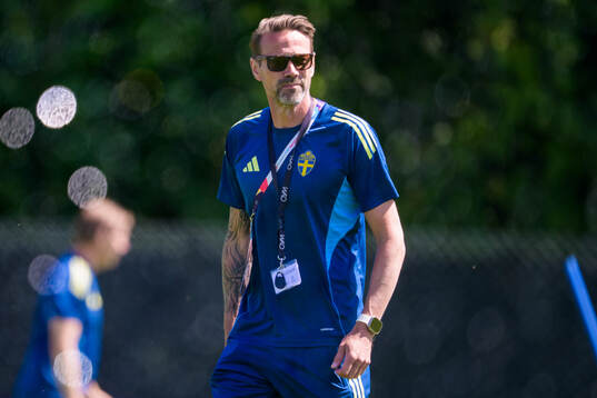 Football coordinator Magnus Andersson of the Swedish