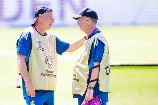 Assistant coach Magnus Wikman and Head coach Peter