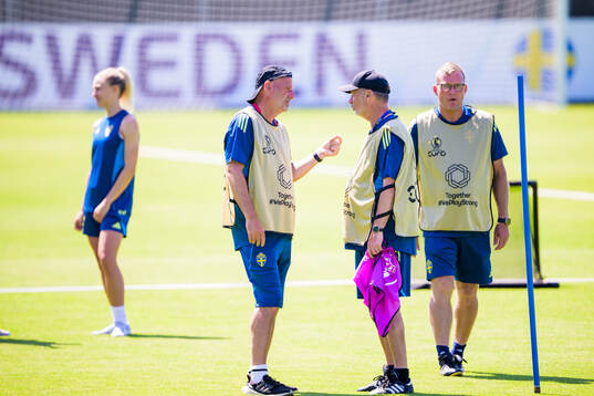 Assistant coach Magnus Wikman and Head coach Peter