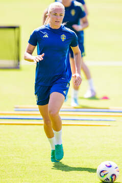 Magdalena Eriksson of the Swedish women's national football
