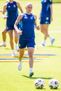 Jonna Andersson of the Swedish women's national football