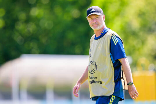 Head coach Peter Gerhardsson of the Swedish women's