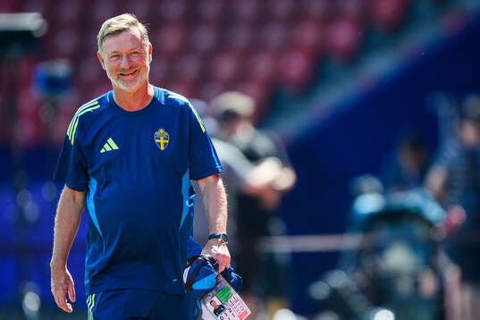 Head coach Peter Gerhardsson of the Swedish women's