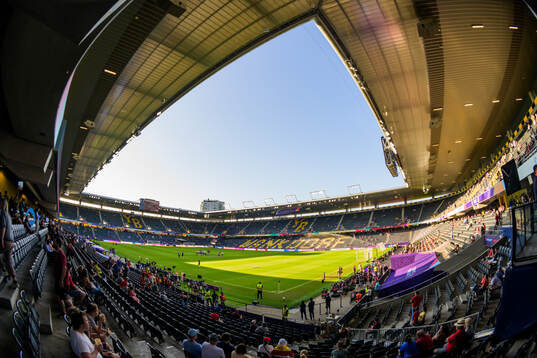 Interior view of Wankdorf Stadium