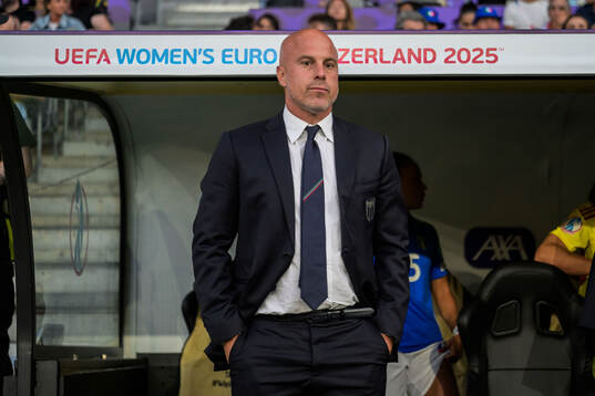 Head coach Andrea Soncin of Italy