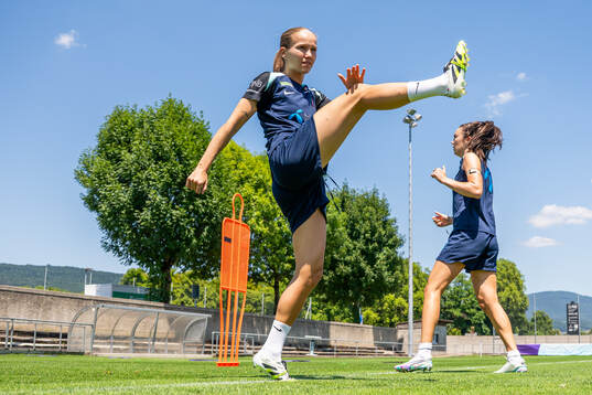 Guro Reiten of the Norwegian women's national football team
