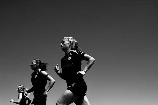 Karina Sævik, Marit Bratberg Lund and Justine Kielland of