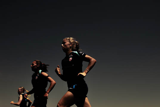 Karina Sævik, Marit Bratberg Lund and Justine Kielland of