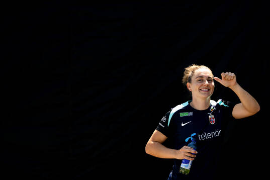 Vilde Bøe Risa of the Norwegian women's national football