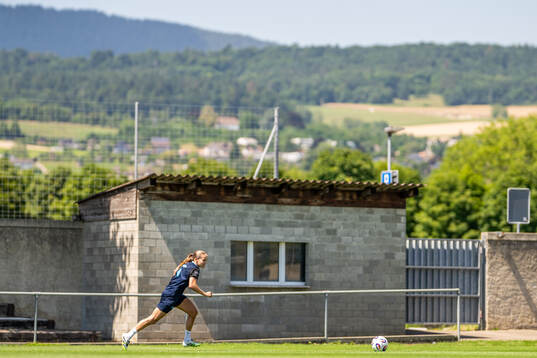 Guro Reiten of the Norwegian women's national football team
