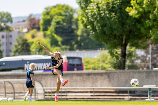Synne Sofie Kinden Jensen of the Norwegian women's national
