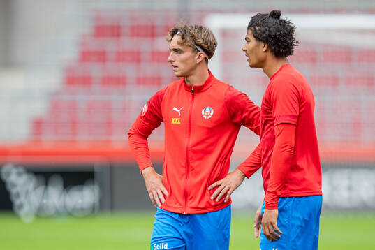Helsingborgs Noah Jakobsen och Milan Silva Rasmussen