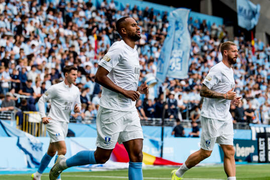 Malmö FFs Isaac Kiese Thelin och Pontus Jansson