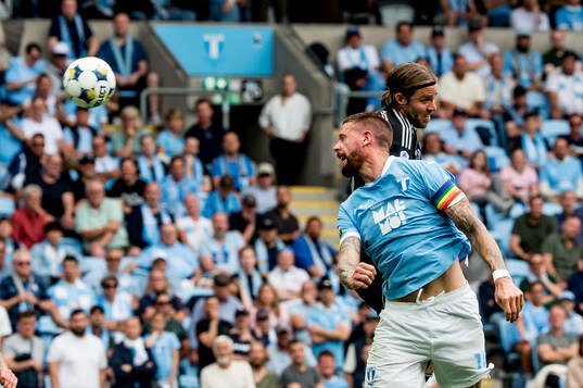 Malmö FFs Pontus Jansson och IFK Norrköpings Christoffer