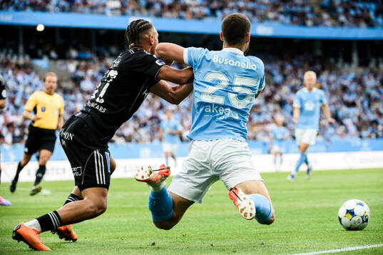 IFK Norrköpings Moutaz Neffati och Malmö FFs Gabriel