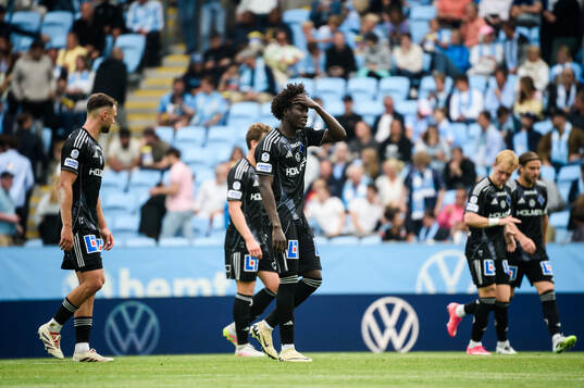 IFK Norrköpings Kojo Peprah Oppong deppar