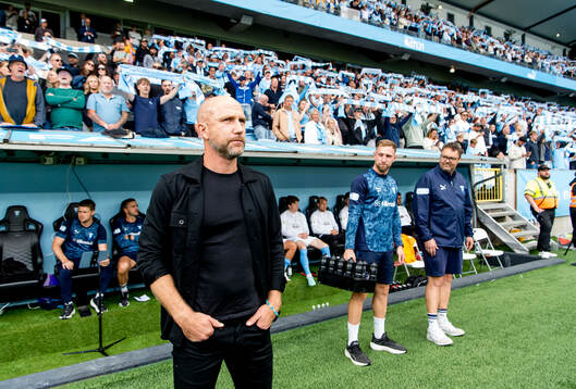 Malmö FFs huvudtränare Henrik Rydström