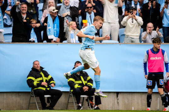 Malmö FFs Hugo Bolin jublar