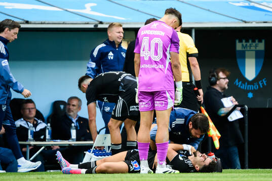 IFK Norrköpings Ismet Lushaku har ont