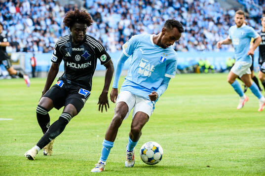 IFK Norrköpings Kojo Peprah Oppong och Malmö FFs Taha Ali