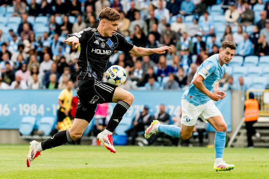 IFK Norrköpings Åke Andersson och Malmö FFs Lasse Berg