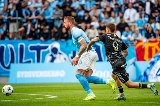 Malmö FFs Pontus Jansson och IFK Norrköpings Arnor