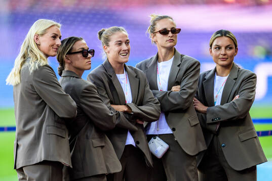 Stina Blackstenius, Julia Zigiotti Olme, Filippa Angeldahl,
